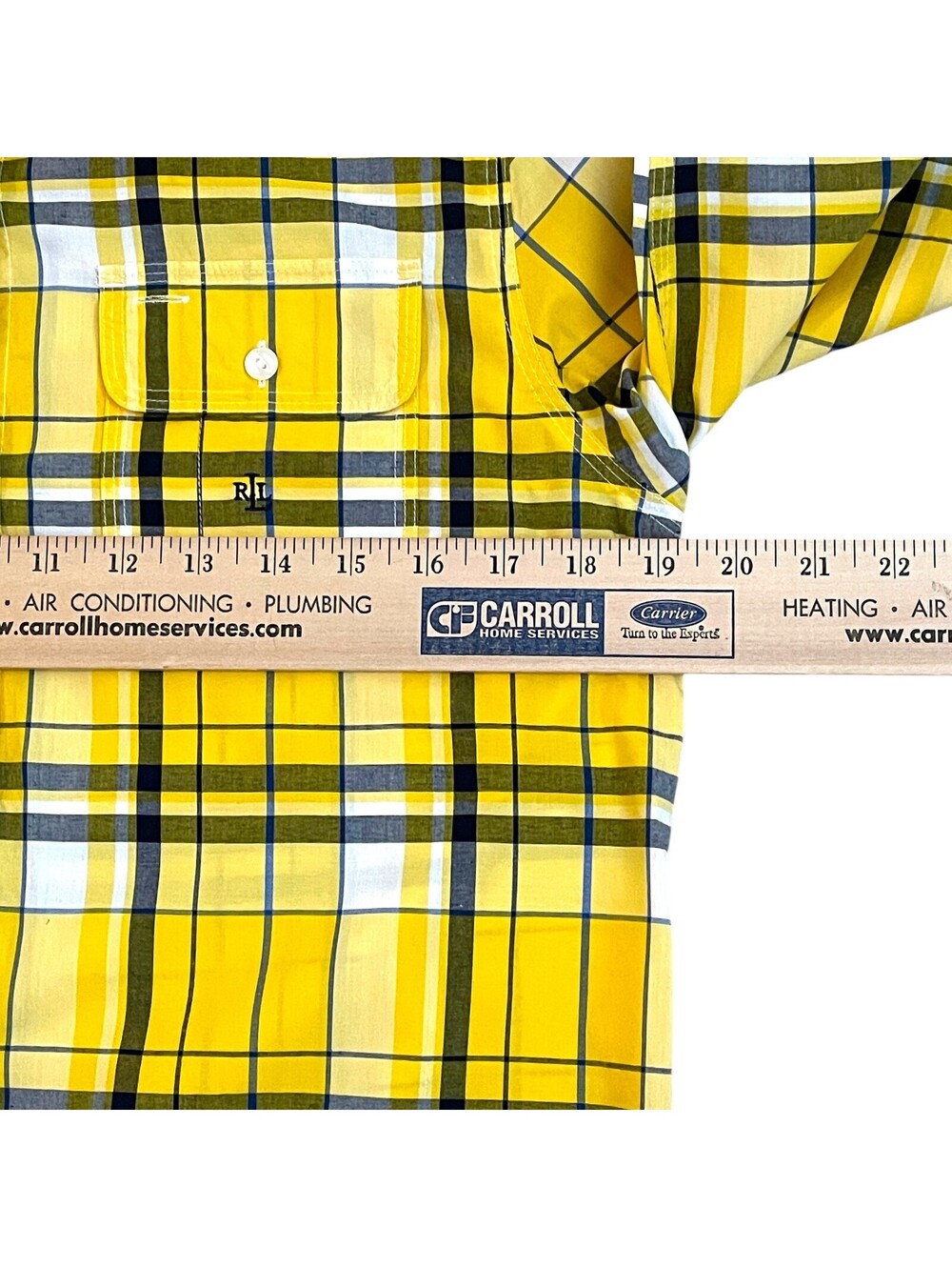 Lauren Ralph Lauren SM Women's Yellow Shirt Top PLZ READ! - Picture 5 of 10